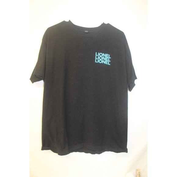 Lionel Richie Neon Rainbow Hello Face Shirt Size XLarge Black LNC - Picture 1 of 7